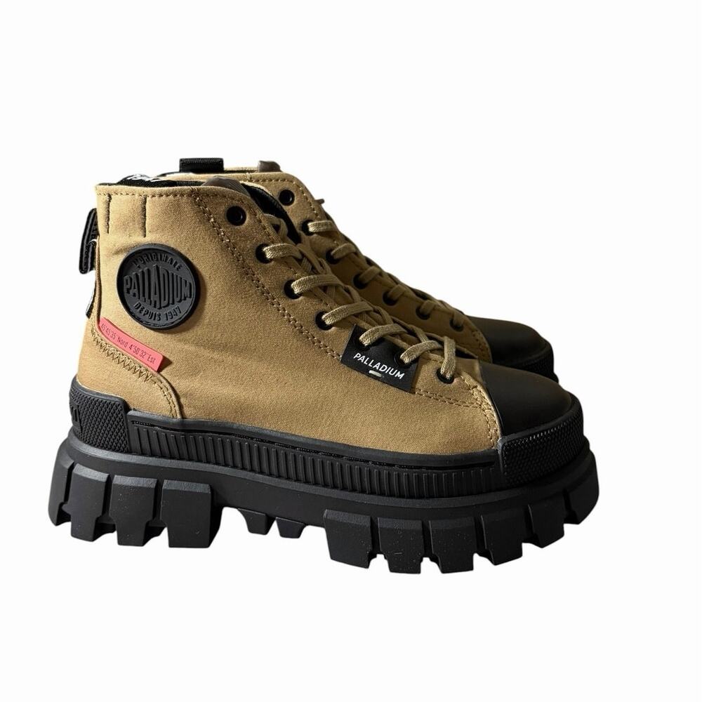 Revolt Hi TX Platform Sneaker Women’s Size 6 Olive Brown Color NWT